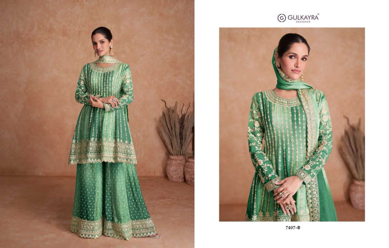 Gulkayra Designer Vaani Vol 2 Real Chinon Embroidery Work Pakistani Suit