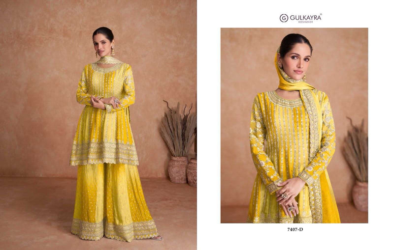 Gulkayra Designer Vaani Vol 2 Real Chinon Embroidery Work Pakistani Suit