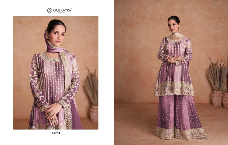 Gulkayra Designer Vaani Vol 2 Real Chinon Embroidery Work Pakistani Suit