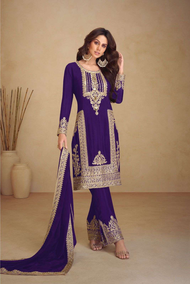 Gulkayra Designer Apsara Vol 3 Fancy Chinon Heavy Party Wear Salwar Suit