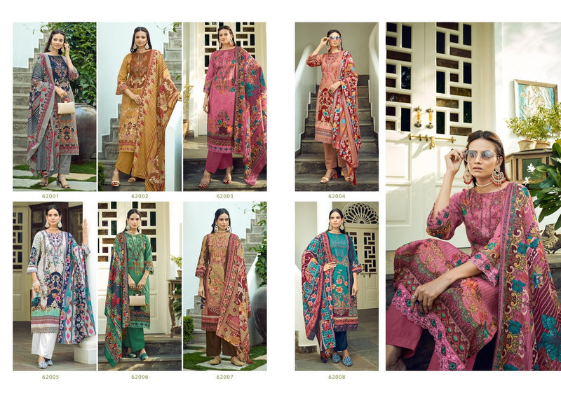 Siyoni Designer Hana Lawn Cotton Digital Print With Embroidery Work Suits