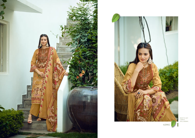 Siyoni Designer Hana Lawn Cotton Digital Print With Embroidery Work Suits