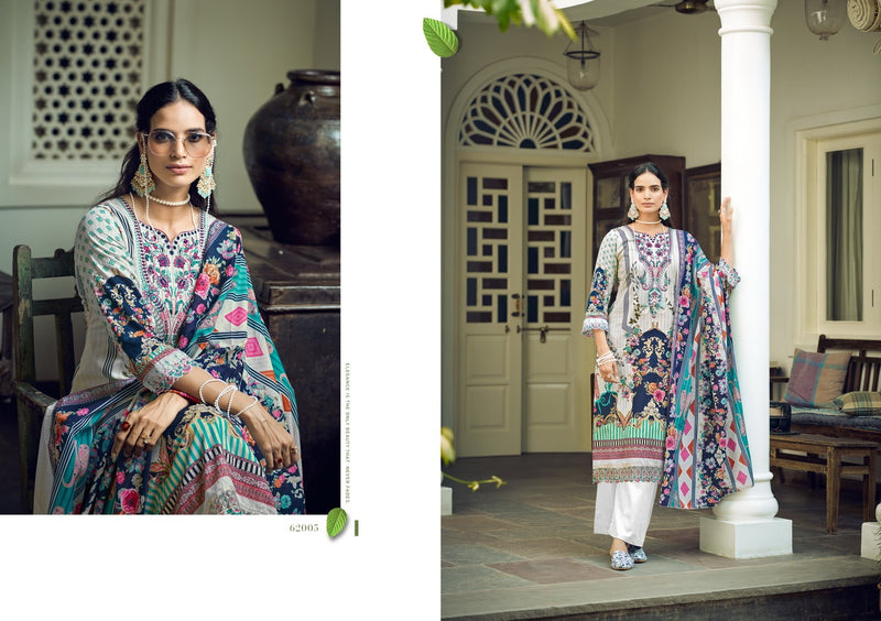 Siyoni Designer Hana Lawn Cotton Digital Print With Embroidery Work Suits