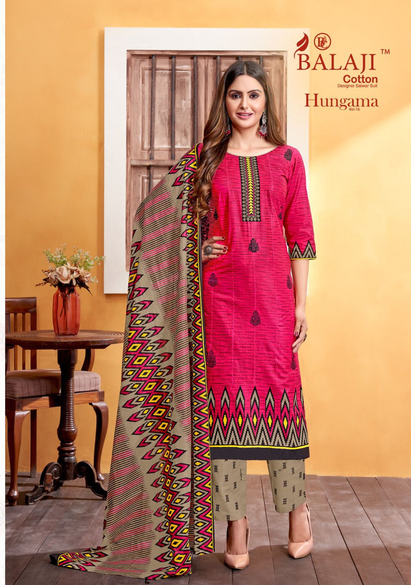 Balaji Cotton Hangama Vol 16 Cotton Printed Dress Materials