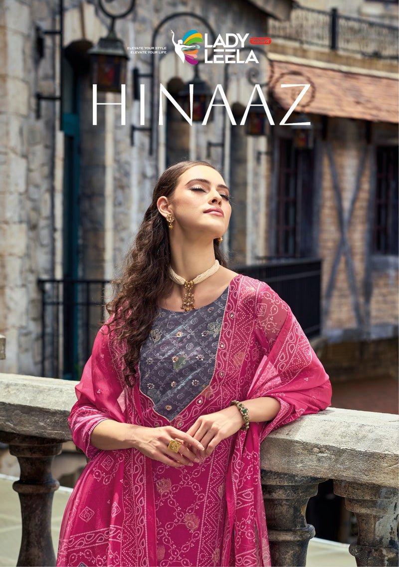 Lady Leela Hinaaz Viscose Digital Prints With Fancy Hand Work Designer Kurti