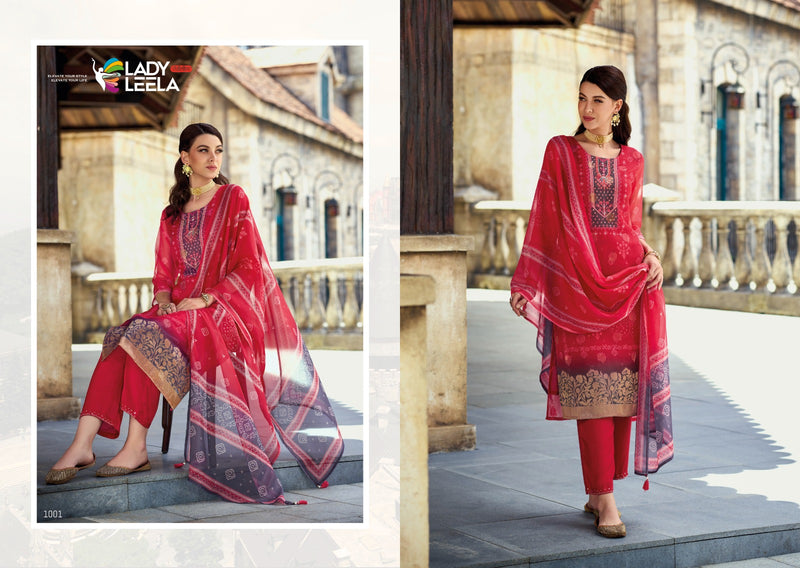 Lady Leela Hinaaz Viscose Digital Prints With Fancy Hand Work Designer Kurti