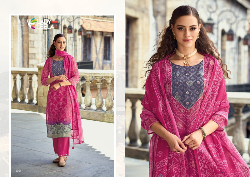Lady Leela Hinaaz Viscose Digital Prints With Fancy Hand Work Designer Kurti