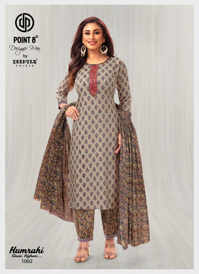 Deeptex Prints Humrahi Cotton Printed Readymade Suit Collection
