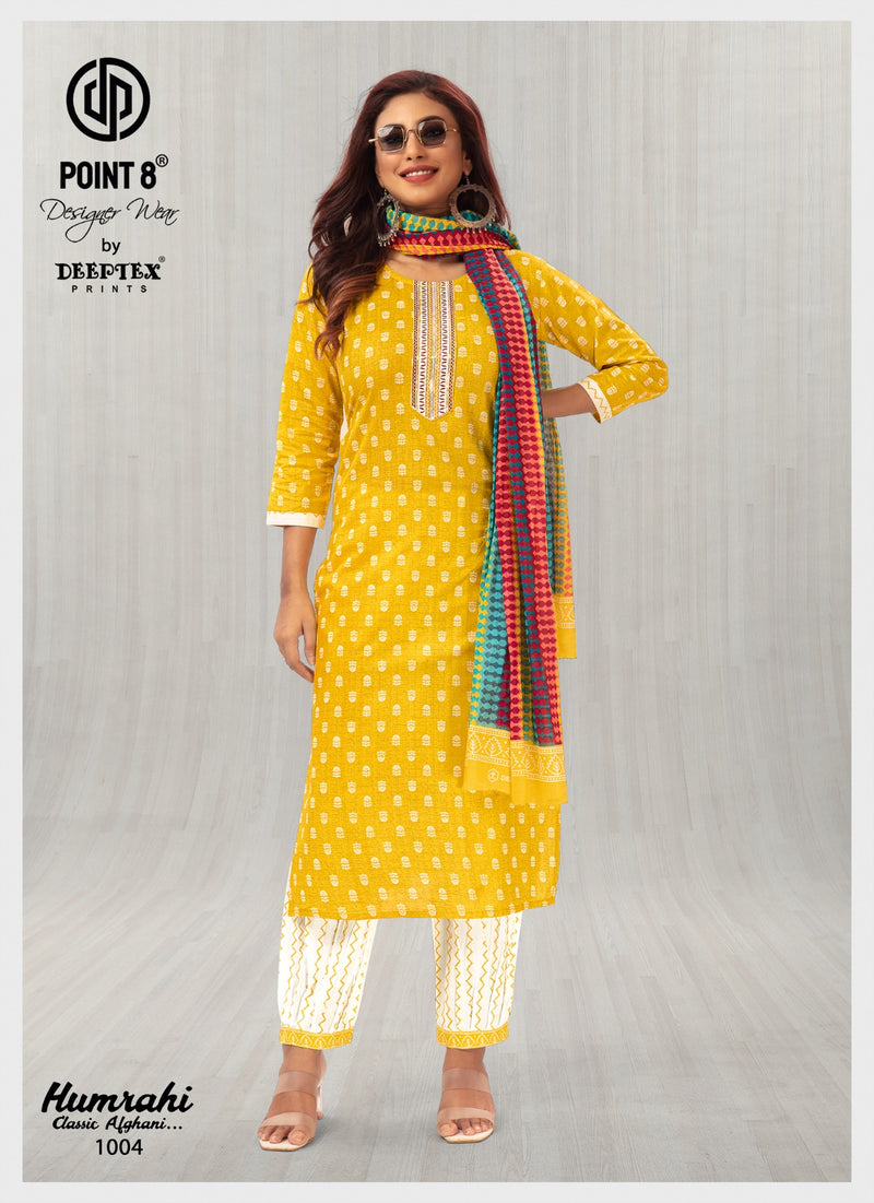 Deeptex Prints Humrahi Cotton Printed Readymade Suit Collection