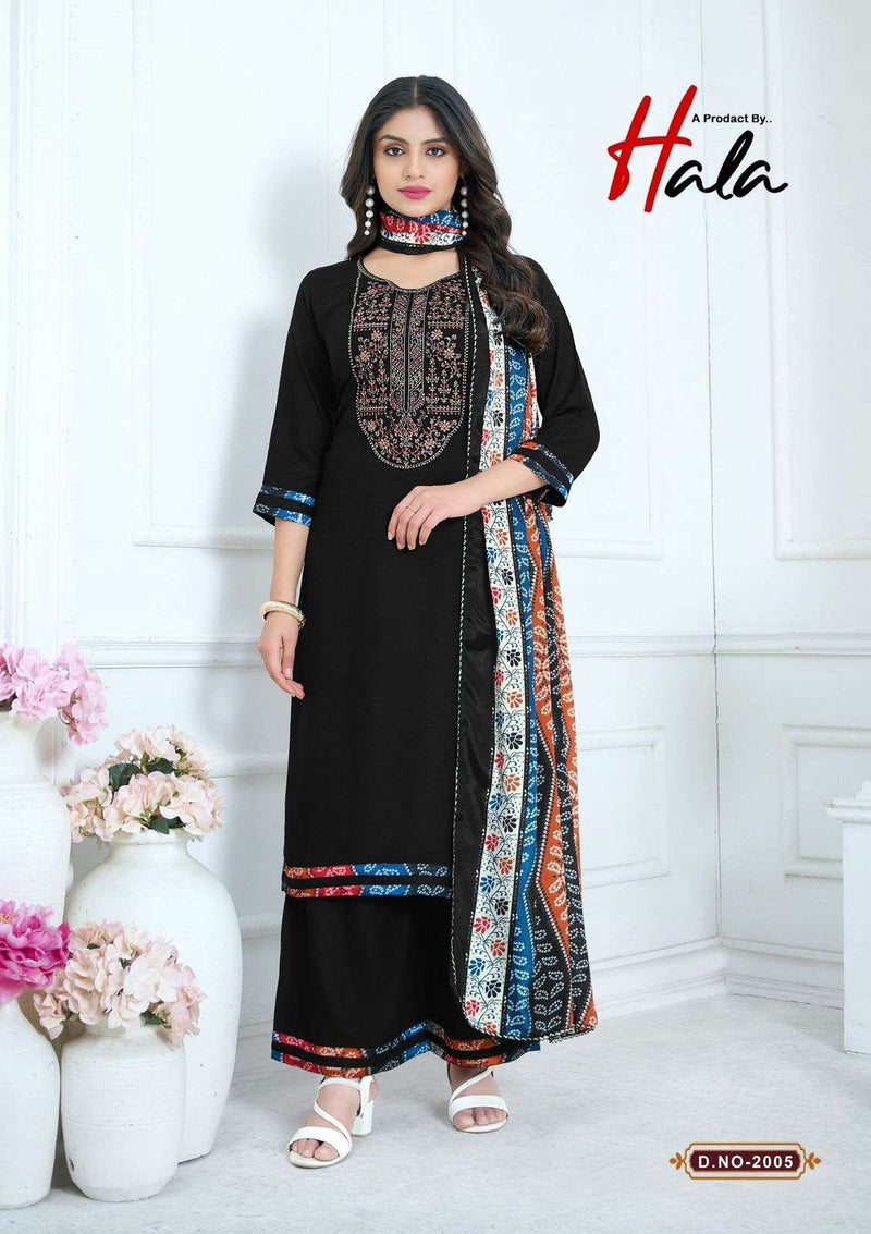 Hala Nigaar Vol 2 Pure Rayon Embroidered Diamond Work Fancy Suit