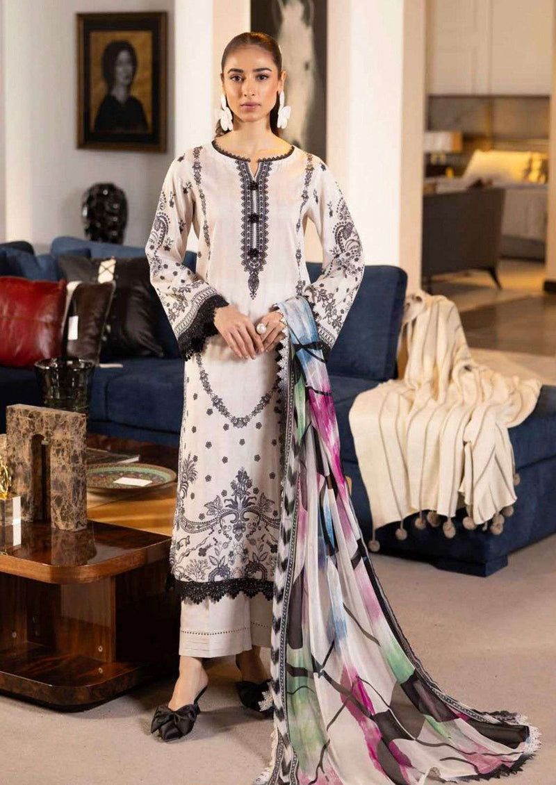 Hala Hezal Heavy Cotton Karachi Print Pakistani Salwar Suit