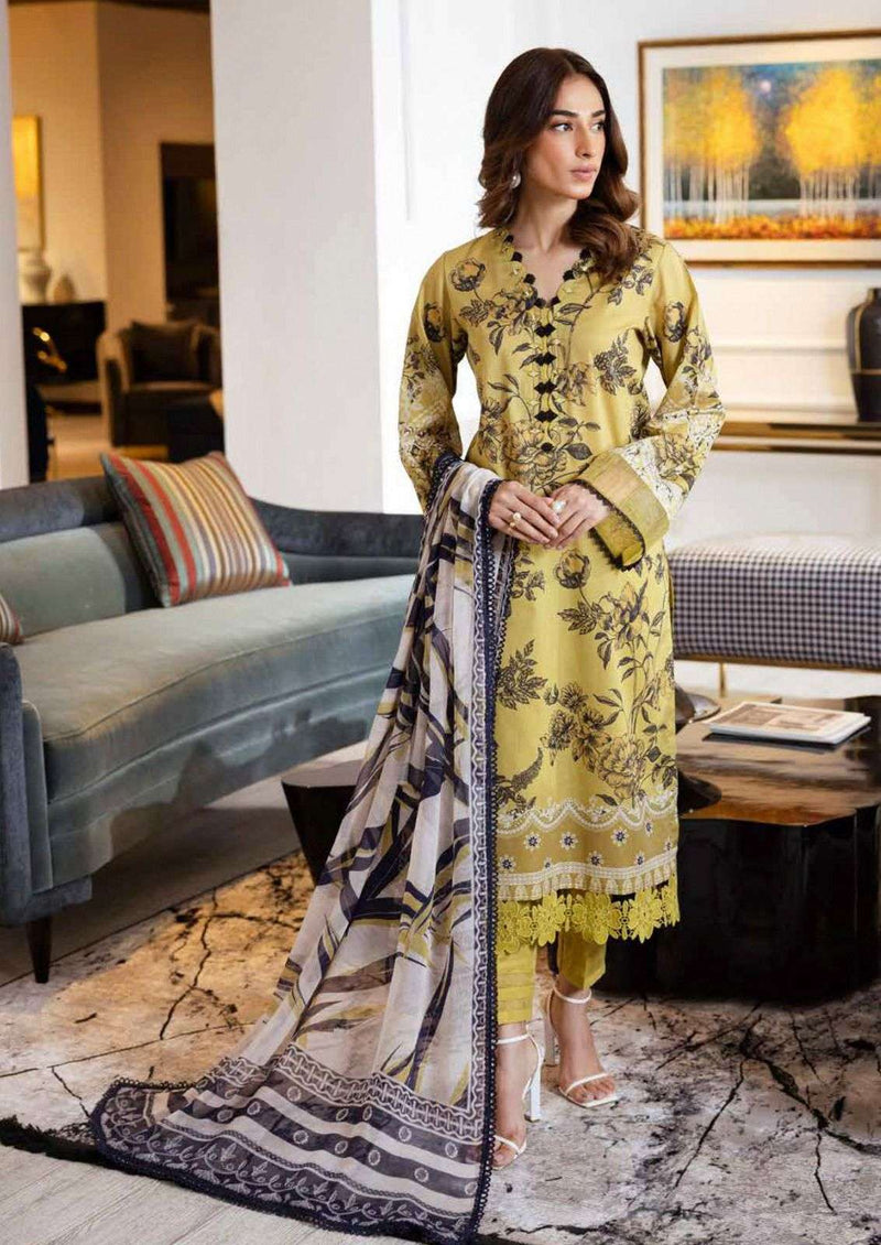 Hala Hezal Heavy Cotton Karachi Print Pakistani Salwar Suit