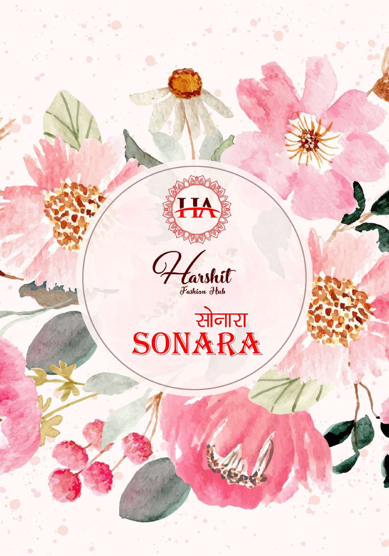 Harshit Fashion hub Sonara Viscose Digital Print With Fancy V-Neck Embroidery & Swarovski Diamond Work Salwar Suit