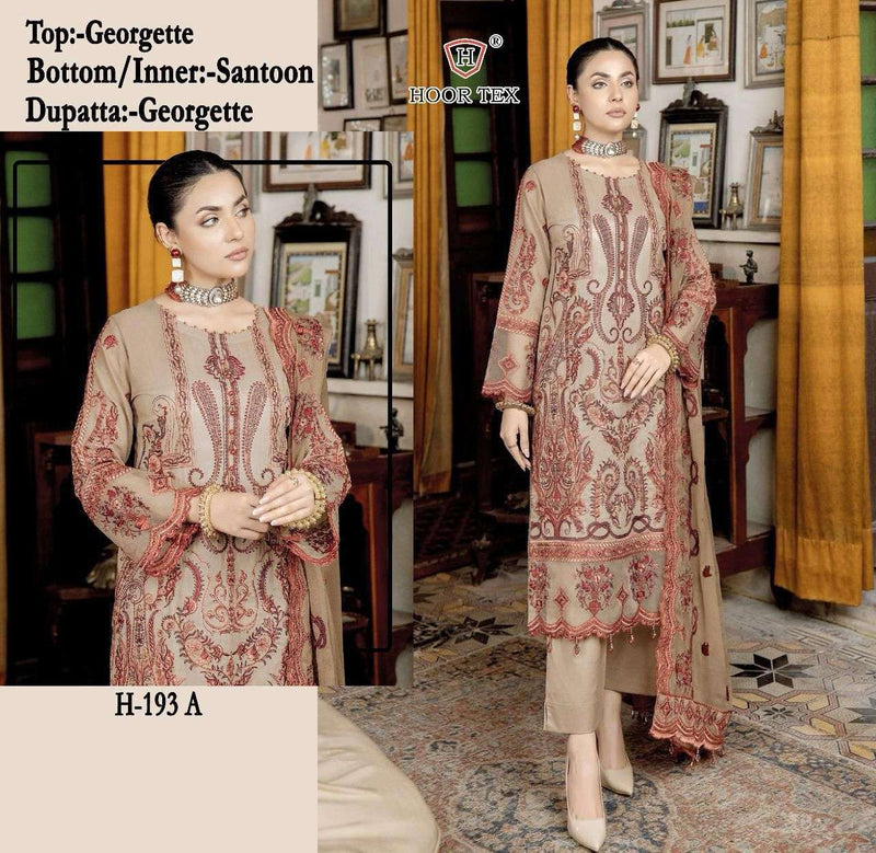 Hoor Tex H 193 Fox Georgette Fancy Designer Party Wear Salwar Kameez
