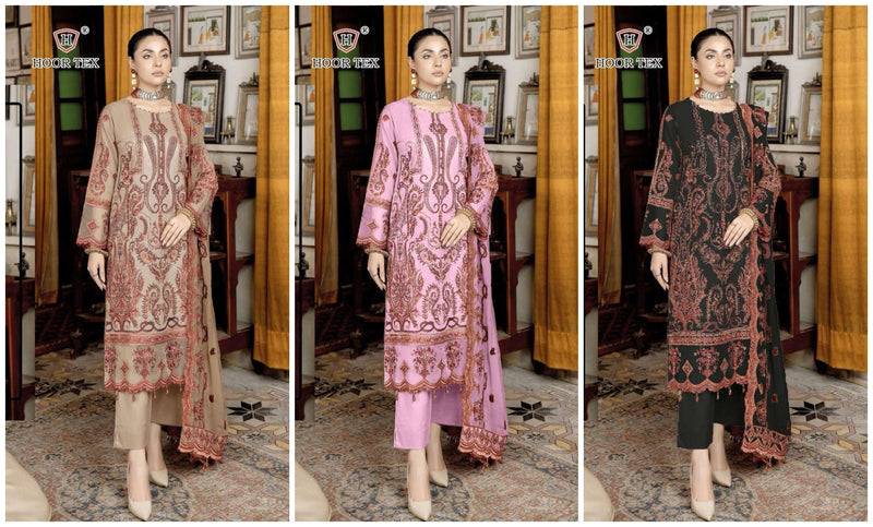 Hoor Tex H 193 Fox Georgette Fancy Designer Party Wear Salwar Kameez