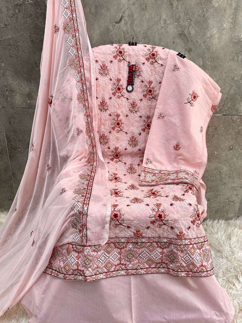 Hoor Tex H 295 Cotton Designer Wear Embroidered Salwar Kameez