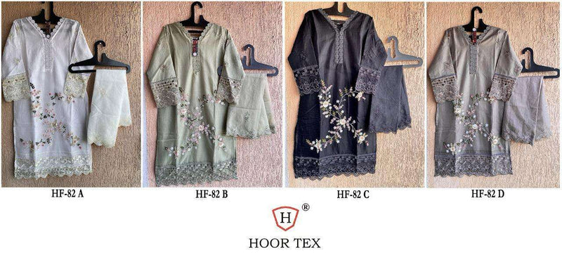 Hoor Tex Hf 82 Fancy Organza Ready To Wear Pret Kurti