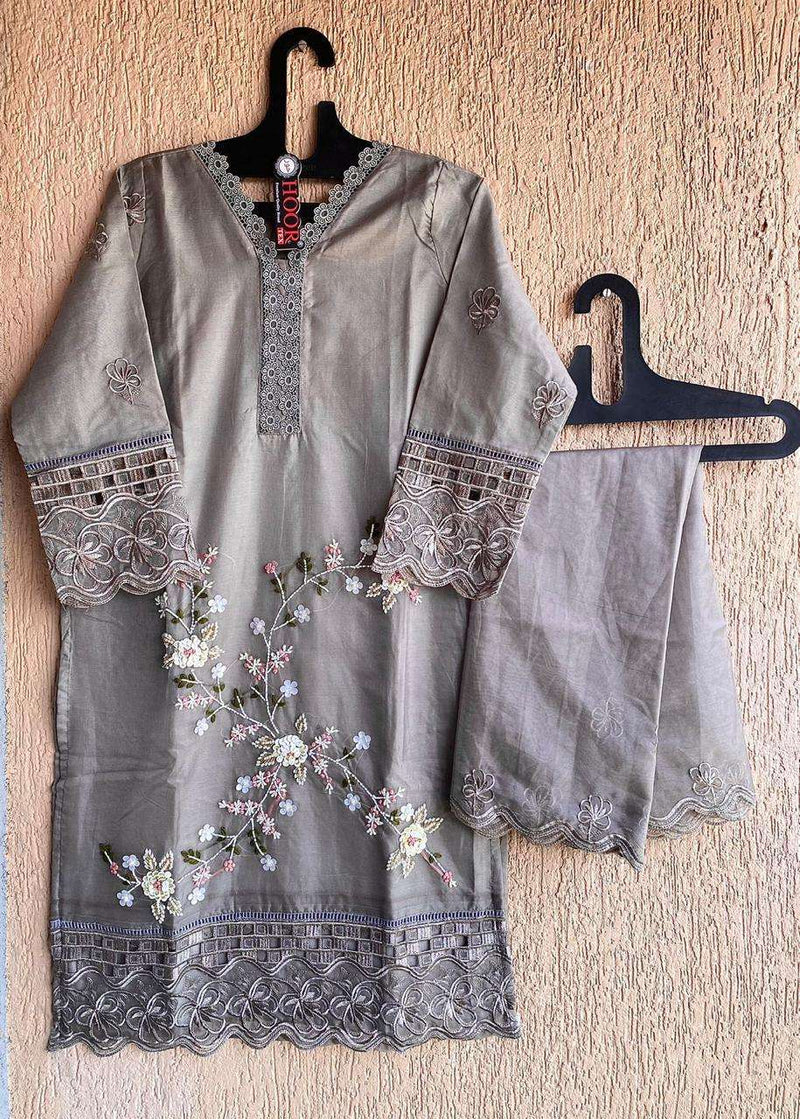 Hoor Tex Hf 82 Fancy Organza Ready To Wear Pret Kurti