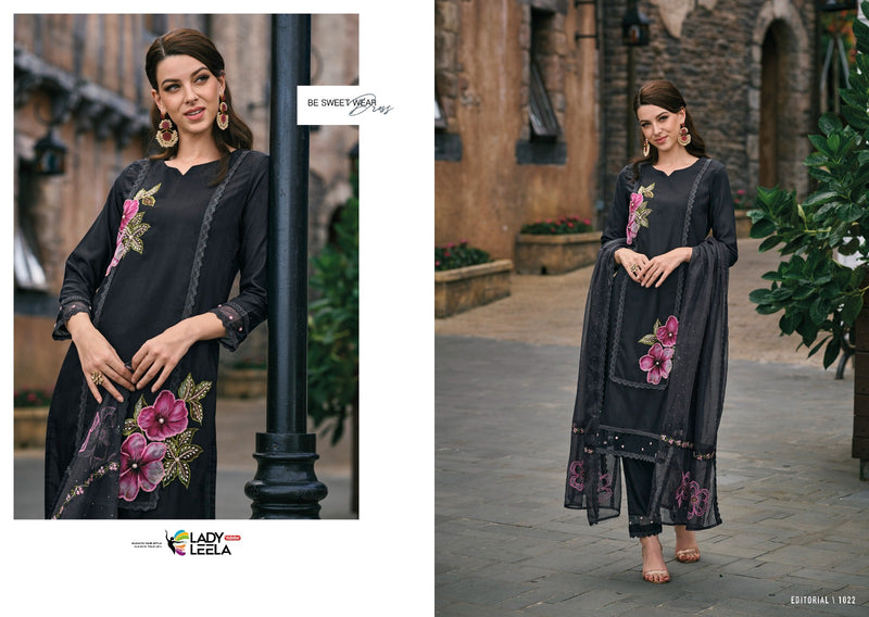 Lady Leela Ibadat Viscose With Heavy Hand Work Designer Ready Made Suits