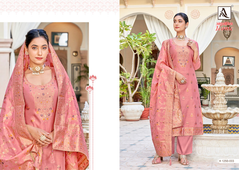 Alok Suits Iconic Jacquard Designer Salwar Suit With Dupatta