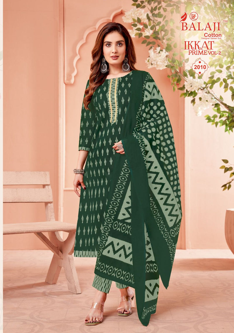 Balaji Cotton Ikkat Prime Vol 2 Cotton Printed Regular Wear Salwar Suits