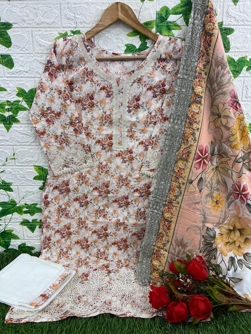 Deepsy Suits Image Chikankari 23 Vol 2 Ready Made Collection Cotton Print With Embroidery Suits