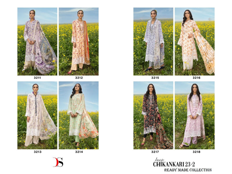 Deepsy Suits Image Chikankari 23 Vol 2 Ready Made Collection Cotton Print With Embroidery Suits