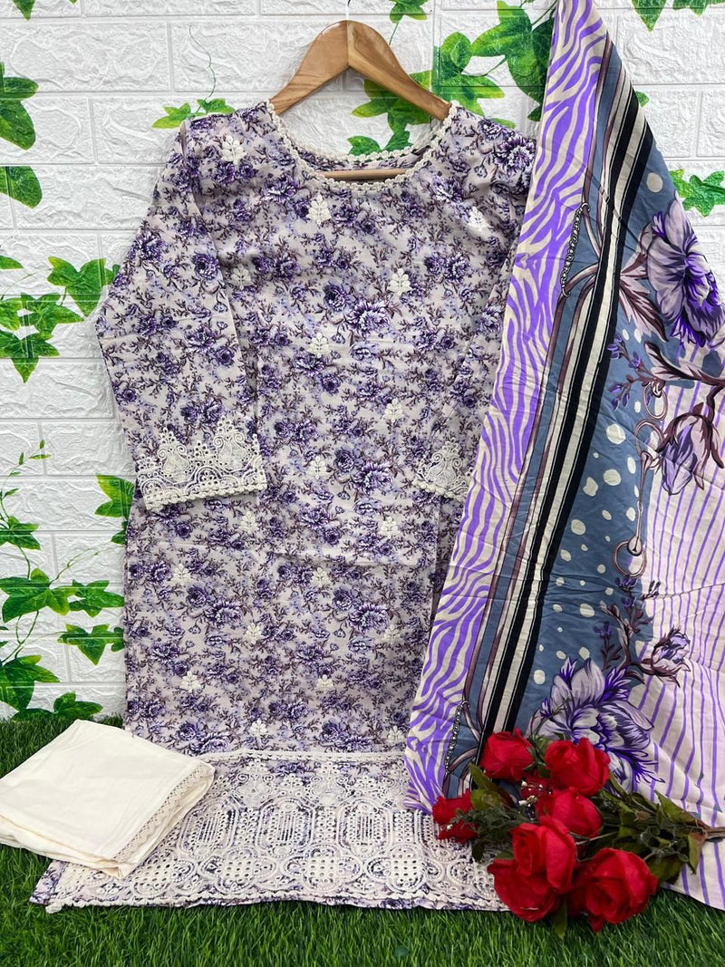 Deepsy Suits Image Chikankari 23 Vol 2 Ready Made Collection Cotton Print With Embroidery Suits