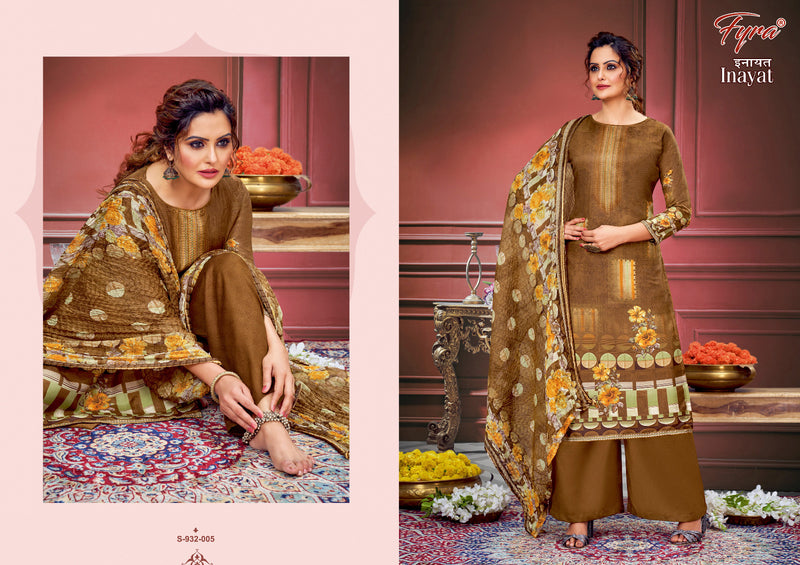 Fyra Designing Hub Inayat Muslin Digital Print Swarovski Diamond Work Fancy Printed Salwar Kameez