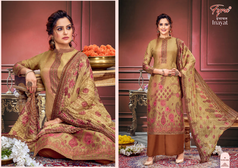 Fyra Designing Hub Inayat Muslin Digital Print Swarovski Diamond Work Fancy Printed Salwar Kameez