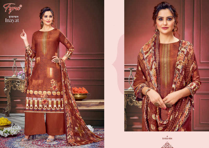 Fyra Designing Hub Inayat Muslin Digital Print Swarovski Diamond Work Fancy Printed Salwar Kameez