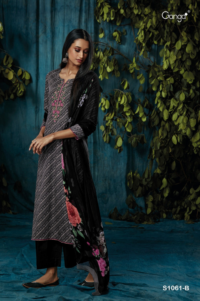 Ganga Inna 1061 Cotton Casual Wear Printed Salwar Suits