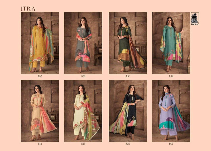 Sahiba Itra Lawn Cotton Digital Print With Hand Work Salwar kameez