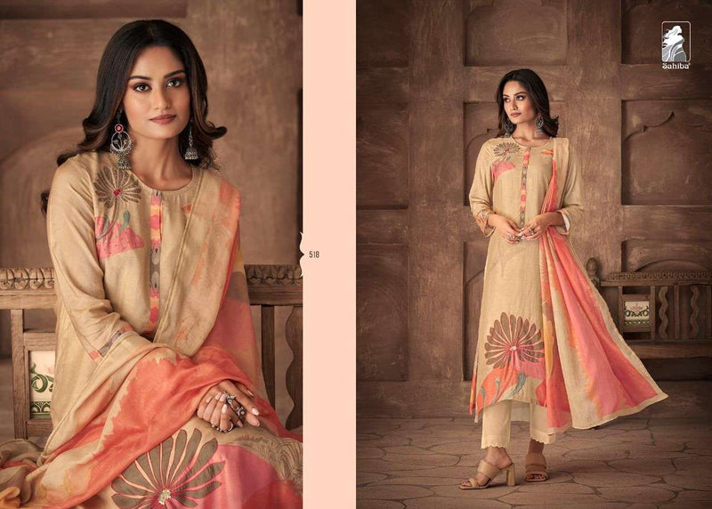 Sahiba Itra Lawn Cotton Digital Print With Hand Work Salwar kameez