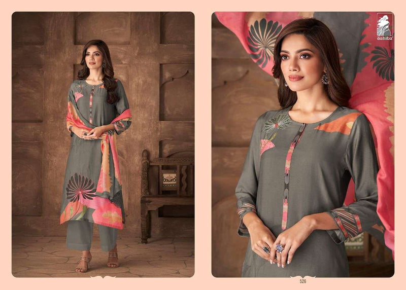 Sahiba Itra Lawn Cotton Digital Print With Hand Work Salwar kameez