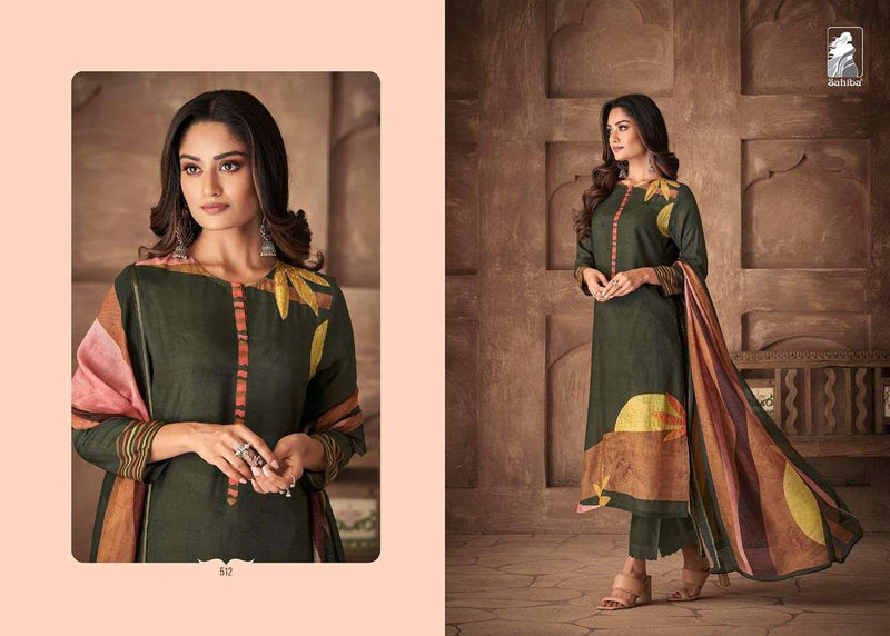 Sahiba Itra Lawn Cotton Digital Print With Hand Work Salwar kameez
