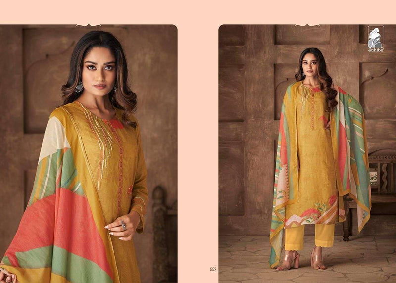 Sahiba Itra Lawn Cotton Digital Print With Hand Work Salwar kameez