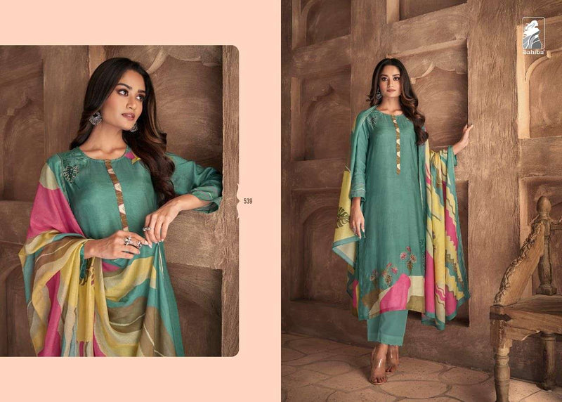 Sahiba Itra Lawn Cotton Digital Print With Hand Work Salwar kameez