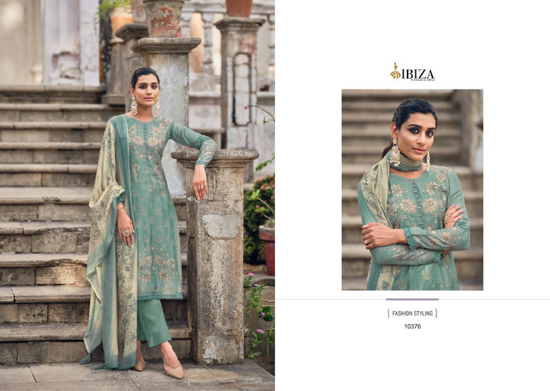 Biza Iznik Vol 2 Muslin Digital Print With Beautiful Hand Work Designer Suits
