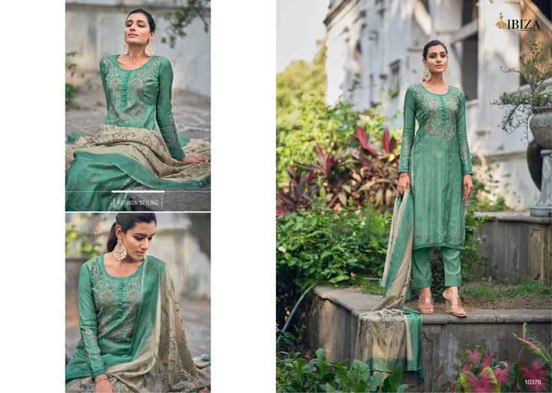 Biza Iznik Vol 2 Muslin Digital Print With Beautiful Hand Work Designer Suits