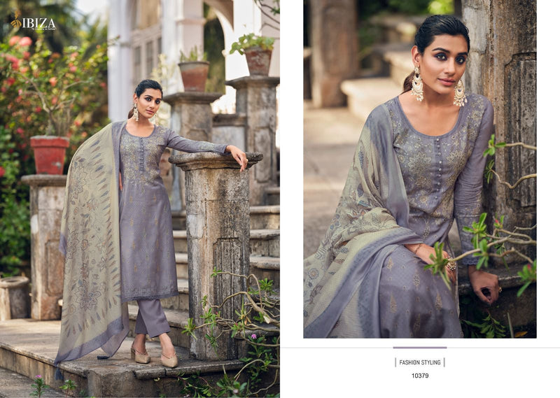 Biza Iznik Vol 2 Muslin Digital Print With Beautiful Hand Work Designer Suits