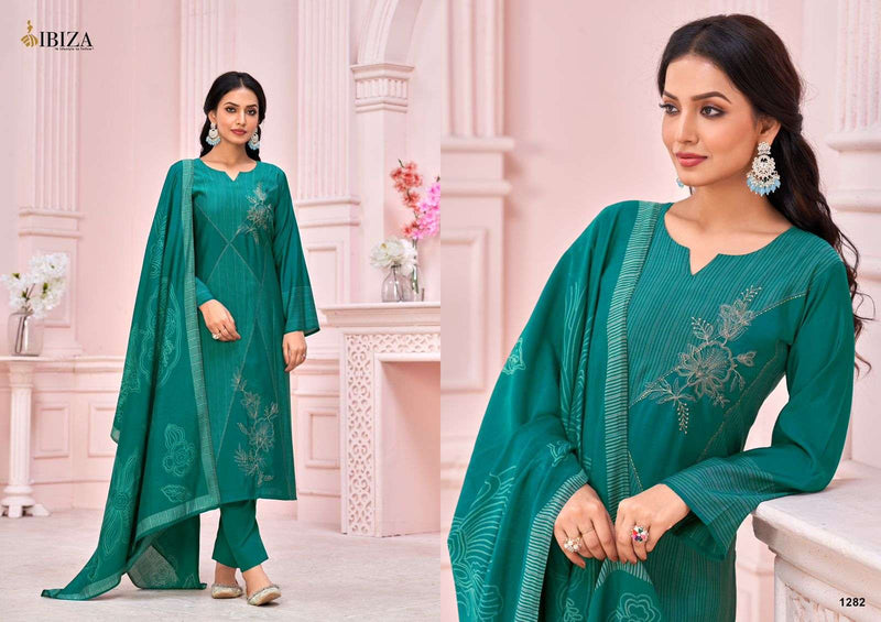 Ibiza Nimaya Pure Viscose Muslin Digital Print Work Salwar Suit