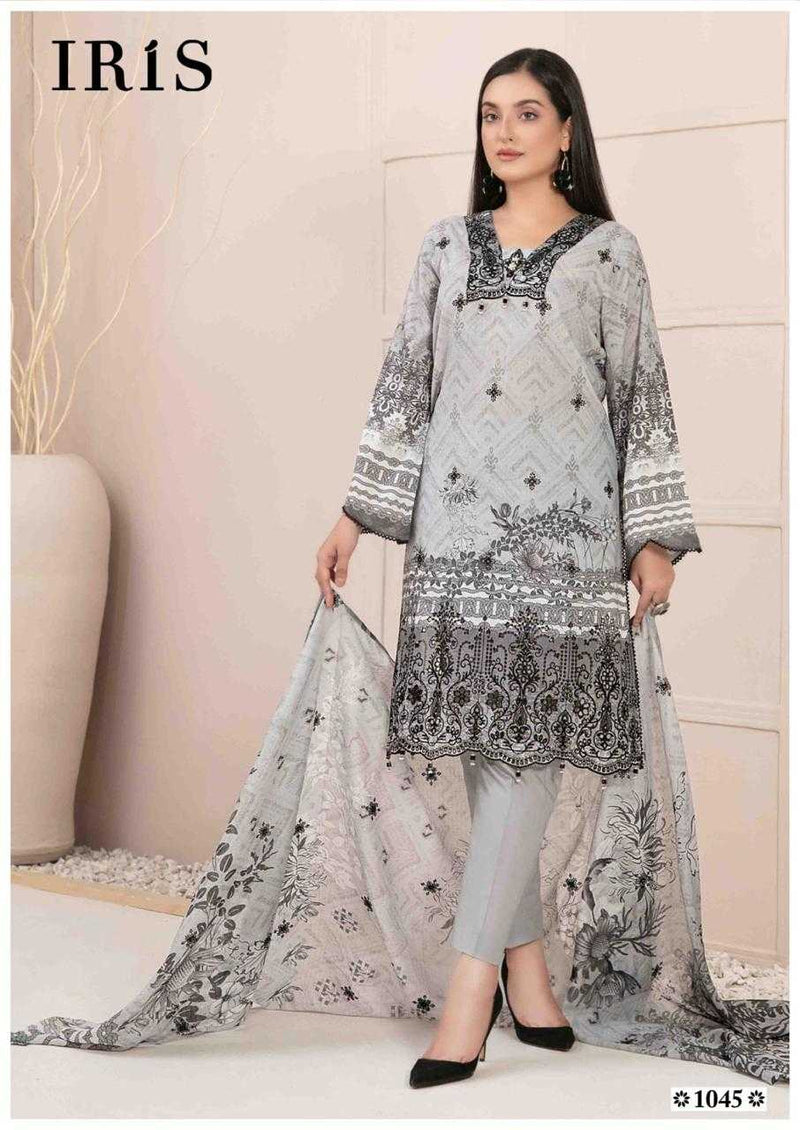Iris Afsanah Vol 5 Cotton Karachi Print Designer Pakistani Daily Wear Salwar Suit