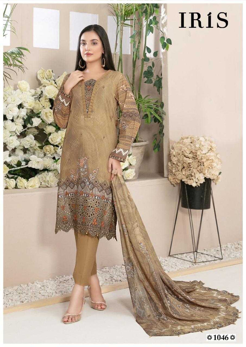 Iris Afsanah Vol 5 Cotton Karachi Print Designer Pakistani Daily Wear Salwar Suit