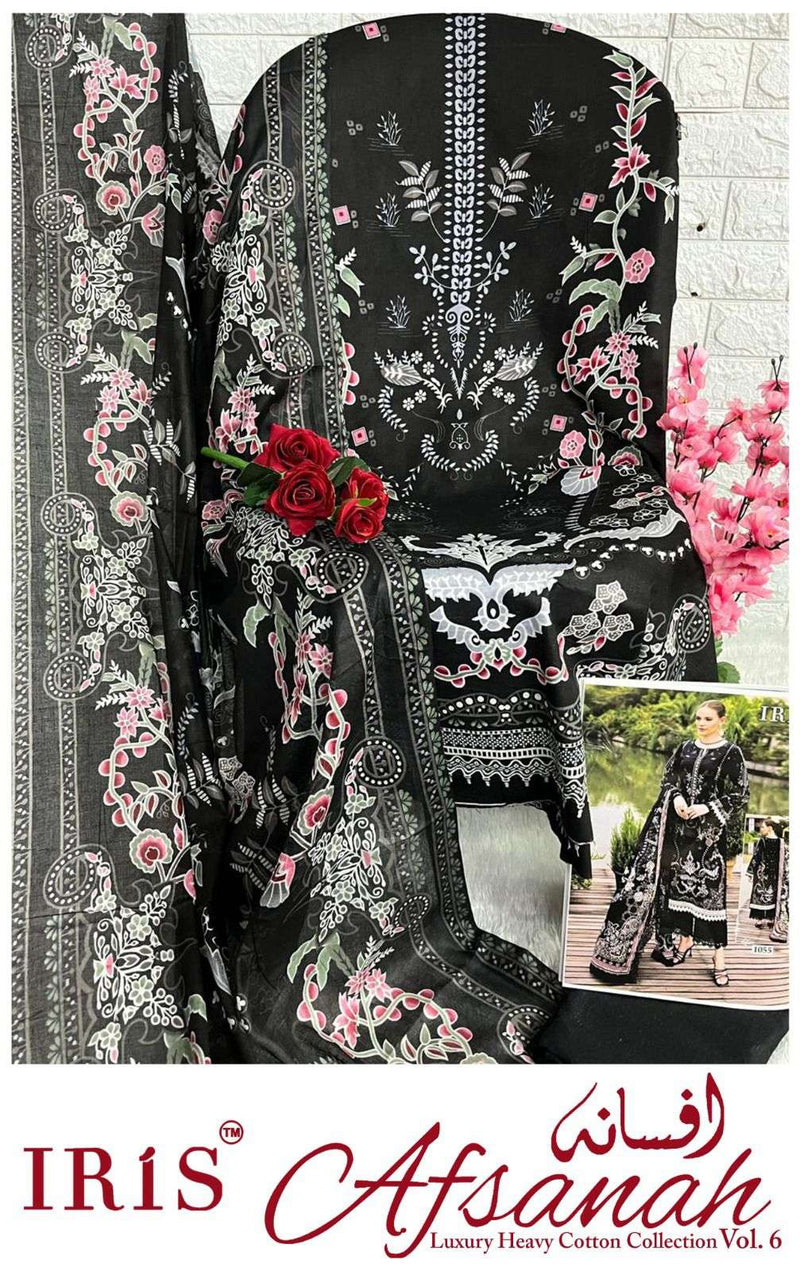Iris Afsanah Vol 6 Pure Cotton Printed Karachi Salwar Kameez