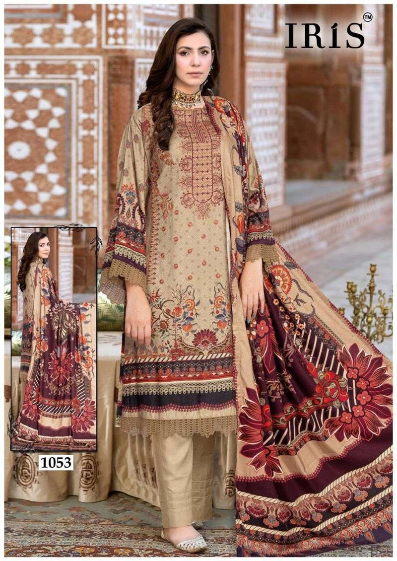 Iris Afsanah Vol 6 Pure Cotton Printed Karachi Salwar Kameez