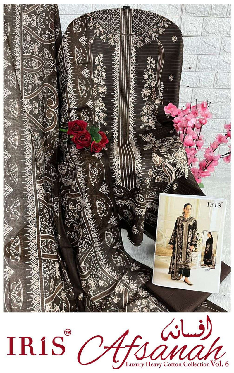 Iris Afsanah Vol 6 Pure Cotton Printed Karachi Salwar Kameez