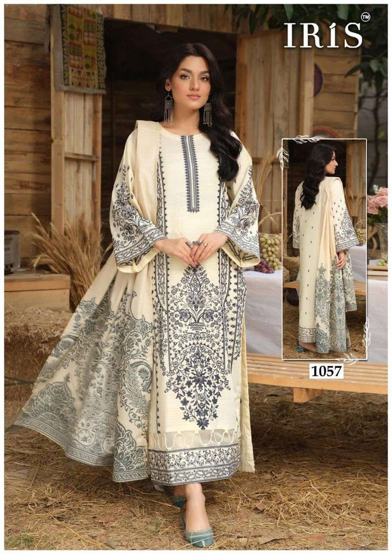 Iris Afsanah Vol 6 Pure Cotton Printed Karachi Salwar Kameez