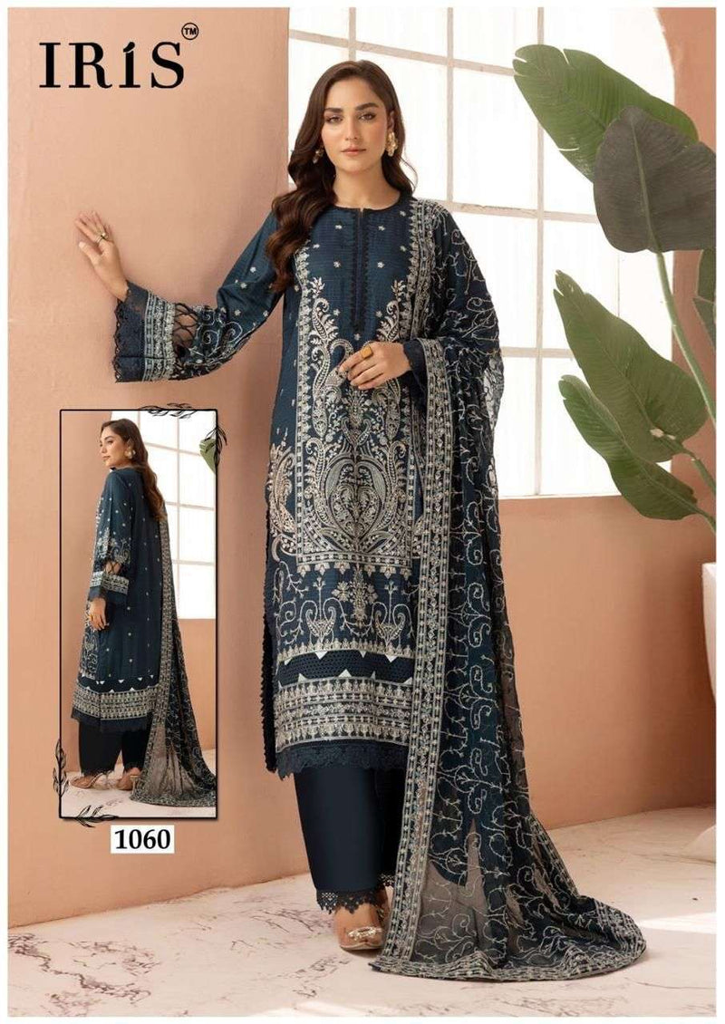 Iris Afsanah Vol 6 Pure Cotton Printed Karachi Salwar Kameez