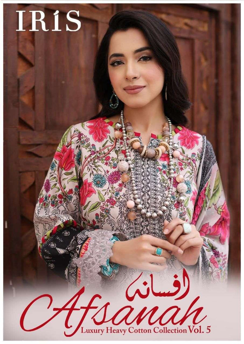 Iris Afsanah Vol 5 Readymade Collection Pure Cotton Casual Wear Kurti